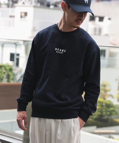 BEAMS HEART(ビームスハート)の「【ユニセックス】BEAMS HEART ロゴ 刺繍 スウェット(スウェット・メンズ・ライトグレー/ネイビー・M/S/XL/L)」の22枚目の写真