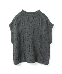 mizuiroind | mizuiro ind シアーケーブル柄ベスト(ベスト)