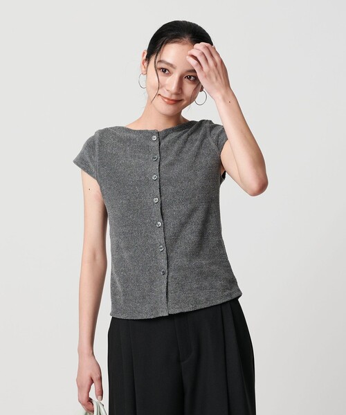 新品タグ付き！BEAUTY&YOUTH ポリエステルコットン キャップスリーブ BEAUTY&YOUTH UNITED ARROWS（ビューティーアンドユース