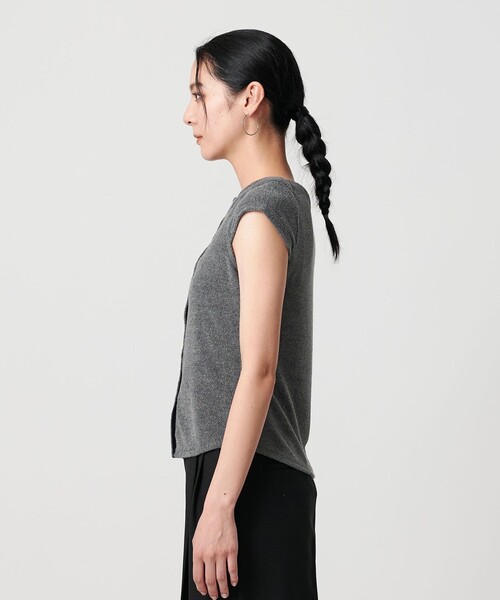 ポリエステルコットン キャップスリーブトップス beauty&youth BEAUTY&YOUTH UNITED ARROWS（ビューティーアンドユース