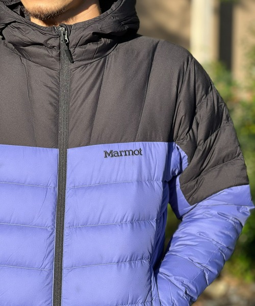 MARMOT(マーモット)の「【Marmot】Lance Down Hoodie(ダウンジャケット/コート・メンズ・ブラック/ブラック×パープル/レッド・LARGE/MEDIUM/X-LARGE)」の10枚目の写真