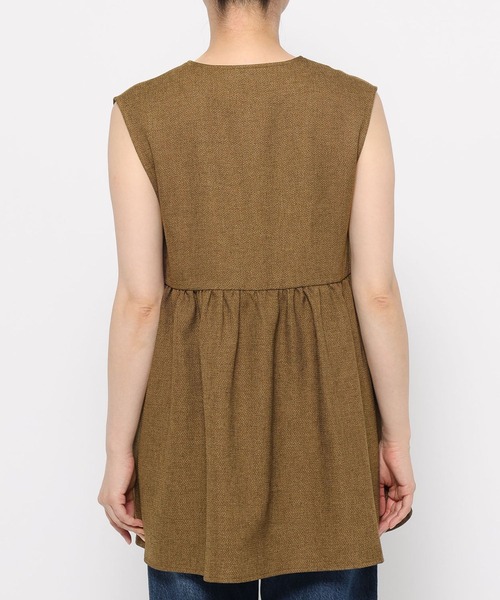 LOWRYS FARM(ローリーズファーム)の「ラナテックベスト 455402(ベスト・レディース・チェック/ブラウン/チャコールグレー/ブラウン系その他・FREE)」の14枚目の写真