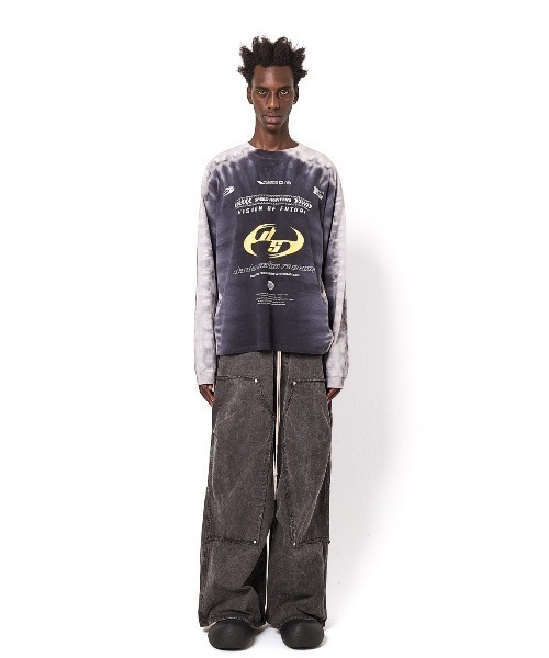 DANKE SCHON（ダンケシェーン）の「DankeSchon/ダンケシェーン/TIEDYE L/S TEE RACING（Tシャツ/カットソー・メンズ・ブラック・L/M）」の14枚目の写真