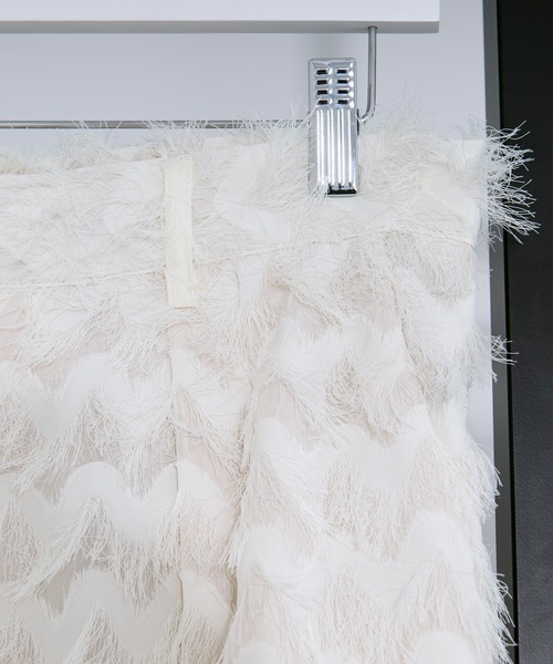 Ellno Loset（エルノロゼット）の「カットジャガードシアーパンツ/SETUP対応（スラックス・メンズ・オフホワイト/ブラック・X-SMALL/SMALL/MEDIUM/LARGE）」の7枚目の写真