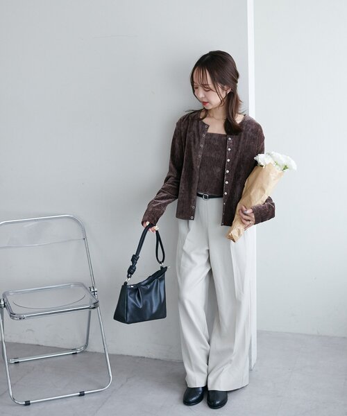 DISCOAT（ディスコート）の「杢ベロアアンサンブル（アンサンブル・レディース・ブラック/ブルー/ホワイト系その他/ブラウン・FREE）」の18枚目の写真