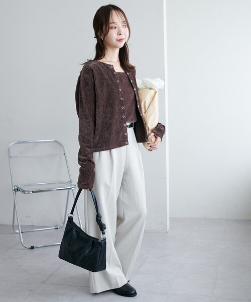 DISCOAT（ディスコート）の「杢ベロアアンサンブル（アンサンブル・レディース・ブラック/ブルー/ホワイト系その他/ブラウン・FREE）」の19枚目の写真