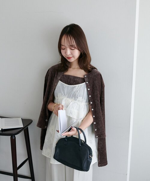 DISCOAT（ディスコート）の「杢ベロアアンサンブル（アンサンブル・レディース・ブラック/ブルー/ホワイト系その他/ブラウン・FREE）」の22枚目の写真