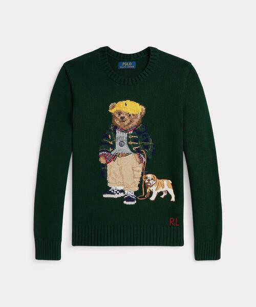 POLO RALPH LAUREN CHILDRENSWEAR(ポロ ラルフ ローレン チルドレンズウェア)の「Polo ベア セーター(ニット/セーター・キッズ・グリーン・XL/M/L/S)」の2枚目の写真