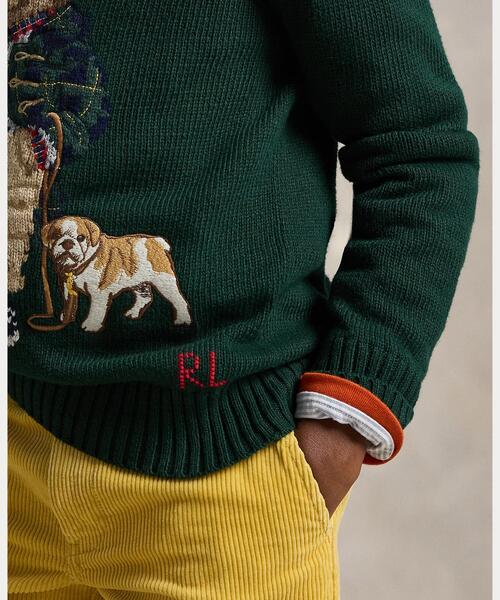 POLO RALPH LAUREN CHILDRENSWEAR(ポロ ラルフ ローレン チルドレンズウェア)の「Polo ベア セーター(ニット/セーター・キッズ・グリーン・XL/M/L/S)」の5枚目の写真