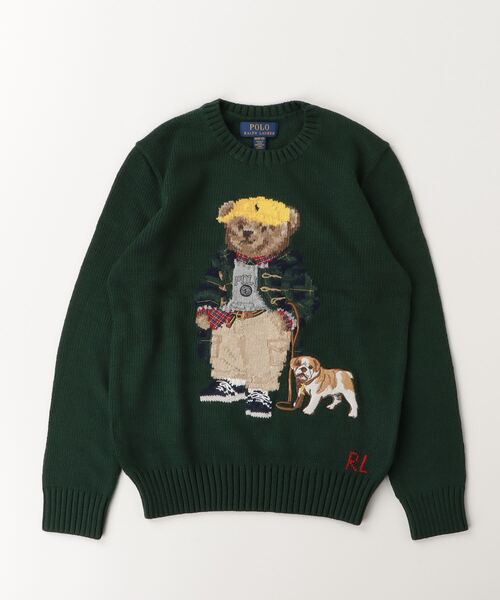POLO RALPH LAUREN CHILDRENSWEAR(ポロ ラルフ ローレン チルドレンズウェア)の「Polo ベア セーター(ニット/セーター・キッズ・グリーン・XL/M/L/S)」の6枚目の写真