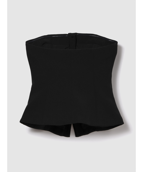 GAP(ギャップ)の「ストラップレス バイストレッチ コルセットトップス(ベスト・レディース・ブラック/グレー・XS/S/M/L/XXS)」の13枚目の写真