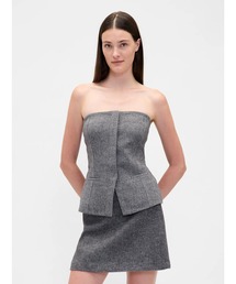 ストラップレス バイストレッチ コルセットトップス