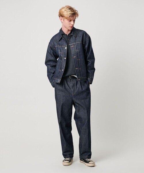 BEAUTY&YOUTH UNITED ARROWS(ビューティーアンドユースユナイテッドアローズ)の「ハイツイスト デニム パンツ スタンダード NO.9(デニムパンツ・メンズ・ネイビー・M/L/S/XL)」の7枚目の写真