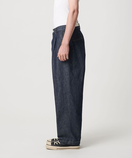 H BEAUTY&YOUTH UNITED ARROWS デニムワイドパンツ　黒 H BEAUTY&YOUTH UNITED ARROWS（エイチビューティーアンドユース