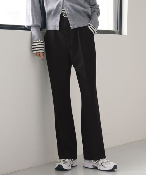 green label relaxing（グリーンレーベルリラクシング）の「［size SHORT/TALLあり］ウラキモウ ビューティー パンツ（その他パンツ・レディース・ブラック/ライトグレー/その他1/モカ・TALL/40/38/36/34/SHORT）」の10枚目の写真