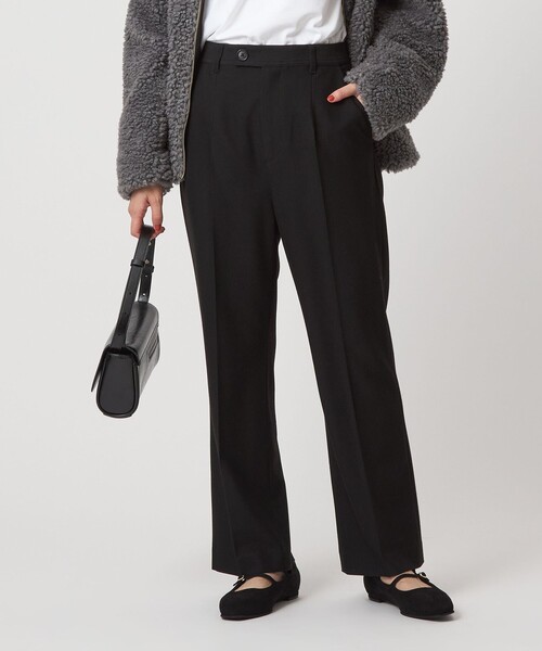 green label relaxing（グリーンレーベルリラクシング）の「［size SHORT/TALLあり］ウラキモウ ビューティー パンツ（その他パンツ・レディース・ブラック/ライトグレー/その他1/モカ・TALL/40/38/36/34/SHORT）」の14枚目の写真