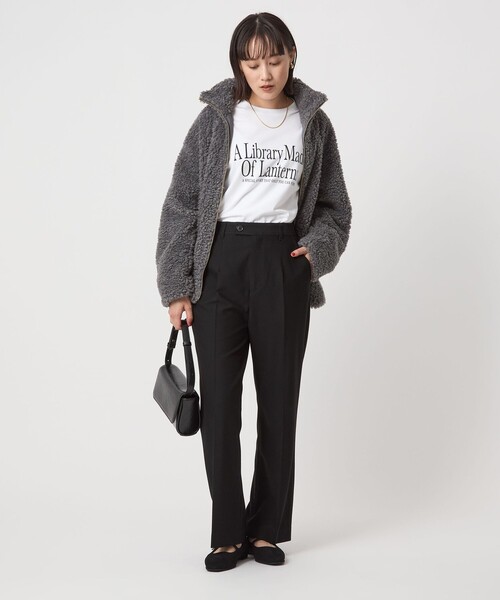 green label relaxing（グリーンレーベルリラクシング）の「［size SHORT/TALLあり］ウラキモウ ビューティー パンツ（その他パンツ・レディース・ブラック/ライトグレー/その他1/モカ・TALL/40/38/36/34/SHORT）」の16枚目の写真