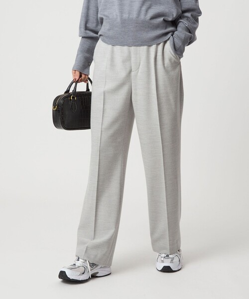 green label relaxing（グリーンレーベルリラクシング）の「［size SHORT/TALLあり］ウラキモウ ビューティー パンツ（その他パンツ・レディース・ブラック/ライトグレー/その他1/モカ・TALL/40/38/36/34/SHORT）」の19枚目の写真