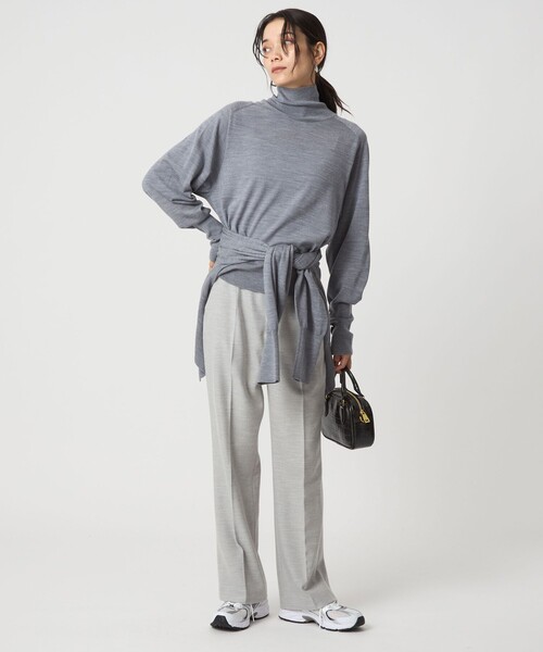 green label relaxing（グリーンレーベルリラクシング）の「［size SHORT/TALLあり］ウラキモウ ビューティー パンツ（その他パンツ・レディース・ブラック/ライトグレー/その他1/モカ・TALL/40/38/36/34/SHORT）」の21枚目の写真