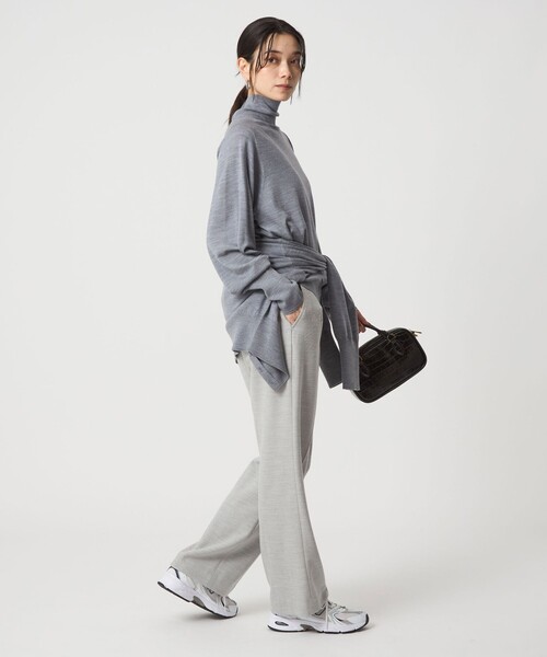 green label relaxing（グリーンレーベルリラクシング）の「［size SHORT/TALLあり］ウラキモウ ビューティー パンツ（その他パンツ・レディース・ブラック/ライトグレー/その他1/モカ・TALL/40/38/36/34/SHORT）」の22枚目の写真