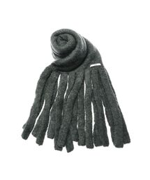 UN3D.(AX[h)BIG FRINGE MUFFLER / rbOtW}t[(}t[)