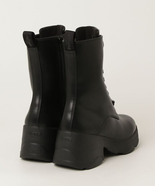 軽量】厚底レースアップショートブーツ（ブーツ）｜+diana（プラス