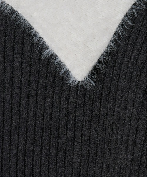 Olu.（オルドット）の「フェザーカラーゴールドボタンニット（ニット/セーター・レディース・ブラウン/ブラック/チャコールグレー・FREE）」の19枚目の写真