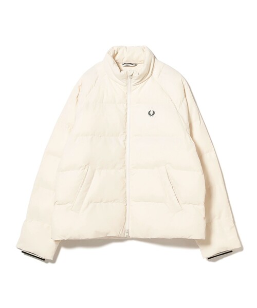 FRED PERRY(フレッドペリー)の「FRED PERRY / Raglan Sleeve Padded Jacket(ブルゾン・レディース・オフホワイト/ブラック・10)」の22枚目の写真