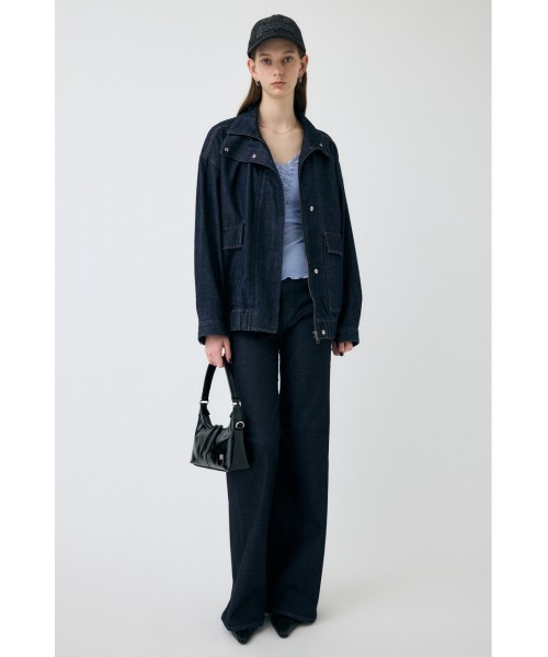 MOUSSY（マウジー）の「レーストリムロングスリーブTEE（Tシャツ/カットソー・レディース・チャコールグレー/ライトブルー/アイボリー・FREE）」の18枚目の写真