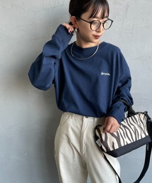 GYMPHLEX | 【WEB限定】[GYMPHLEX/ジムフレックス] ロゴ刺繍 クルーネックロンT(Tシャツ/カットソー)