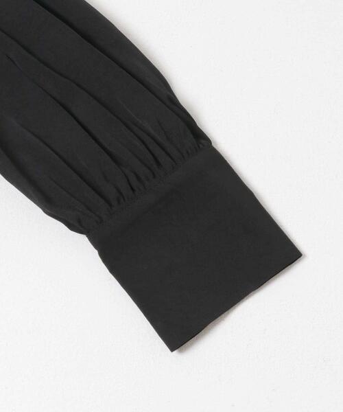 ITEMS URBANRESEARCH(アイテムズ アーバンリサーチ)の「チュニックシャツ(チュニック・レディース・ブラック/ベージュ・FREE)」の3枚目の写真