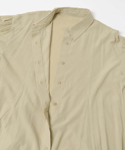 ITEMS URBANRESEARCH(アイテムズ アーバンリサーチ)の「チュニックシャツ(チュニック・レディース・ブラック/ベージュ・FREE)」の9枚目の写真