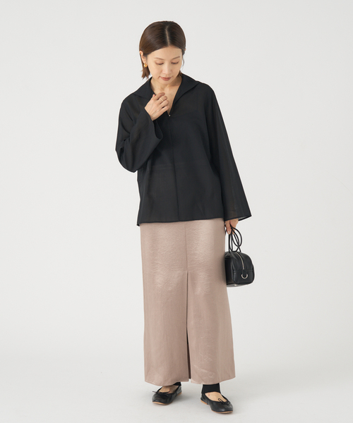 IENA(イエナ)の「RIBレギンス(レギンス/スパッツ・レディース・ブラウン/ブラック・38/36)」の11枚目の写真