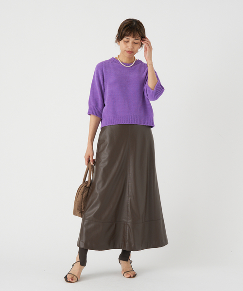 IENA(イエナ)の「RIBレギンス(レギンス/スパッツ・レディース・ブラウン/ブラック・38/36)」の10枚目の写真