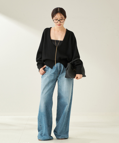 NEPLA. / ネプラ 別注 V ニット　plage NEPLA. / ネプラ 別注 V ニット(ブラック)（ニット/セーター