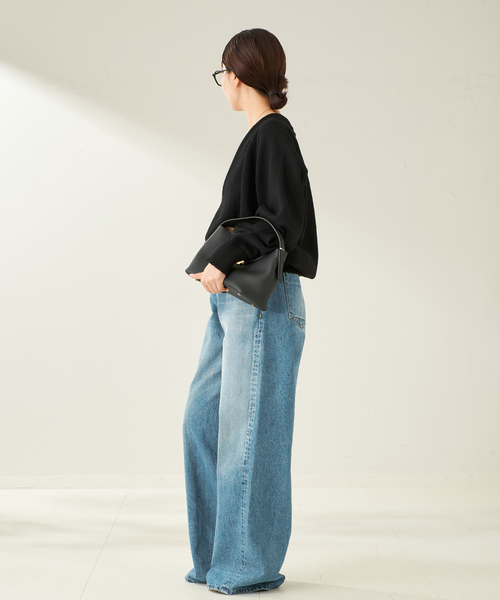 NEPLA. / ネプラ 別注 V ニット(ブラック)（ニット/セーター