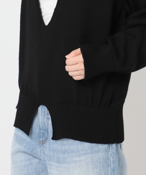 NEPLA. / ネプラ 別注 V ニット　plage NEPLA. / ネプラ 別注 V ニット(ブラック)（ニット/セーター