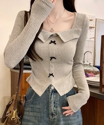 ニット/セーター（ベージュ系・リボン）ファッション通販 - ZOZOTOWN