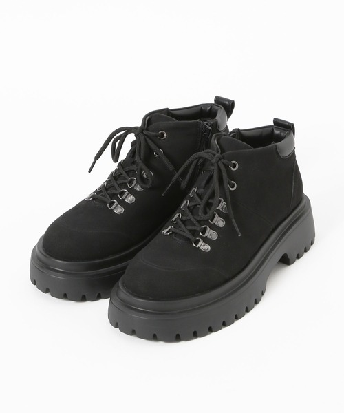 niko and...(ニコアンド)の「オリジナルトレックデザインシューズ(その他シューズ・レディース・キャメル/ブラック・MEDIUM/LARGE)」の2枚目の写真