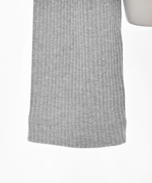 Narcissus（ナルシス）の「【チョーカー付き】アシンメトリーリブニット（ニット/セーター・レディース・グレー/ブラック・FREE）」の18枚目の写真