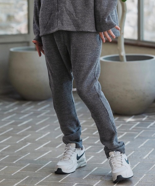 CAMBIO（カンビオ）の「mp14200-Big Waffle Knit saw Jodhpurs Pants ジョッパーズパンツ(A57225cmb)（その他パンツ・メンズ・キナリ/チャコール/ブラック・S/M/L）」の3枚目の写真