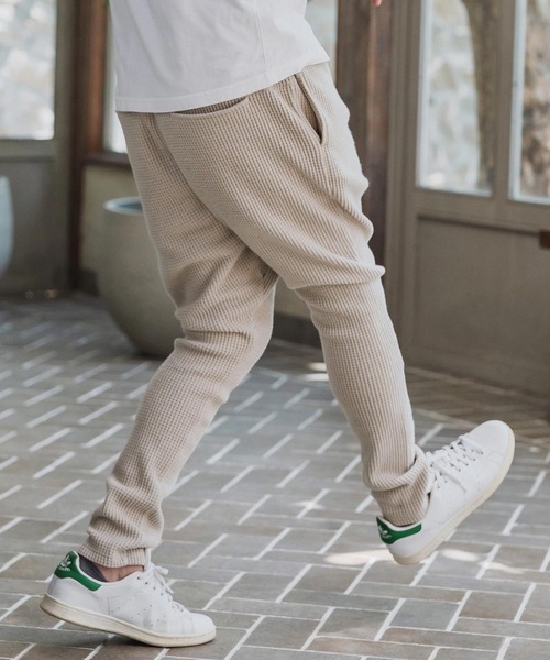 CAMBIO（カンビオ）の「mp14200-Big Waffle Knit saw Jodhpurs Pants ジョッパーズパンツ(A57225cmb)（その他パンツ・メンズ・キナリ/チャコール/ブラック・S/M/L）」の6枚目の写真