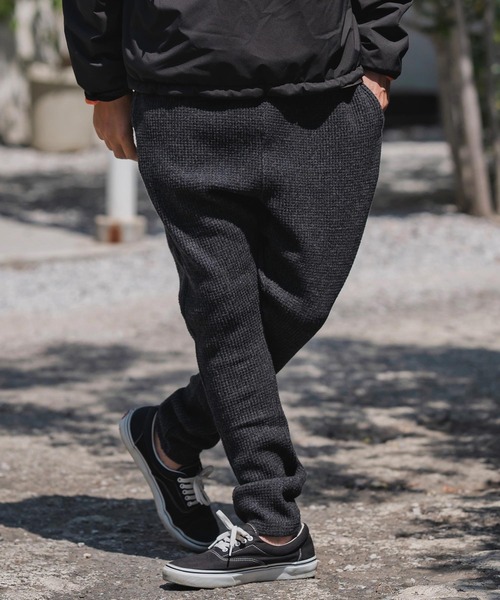 CAMBIO（カンビオ）の「mp14200-Big Waffle Knit saw Jodhpurs Pants ジョッパーズパンツ(A57225cmb)（その他パンツ・メンズ・キナリ/チャコール/ブラック・S/M/L）」の12枚目の写真