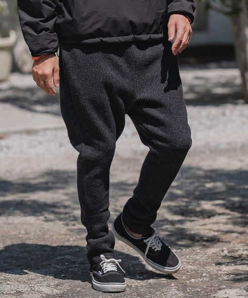 CAMBIO（カンビオ）の「mp14200-Big Waffle Knit saw Jodhpurs Pants ジョッパーズパンツ(A57225cmb)（その他パンツ・メンズ・キナリ/チャコール/ブラック・S/M/L）」の13枚目の写真