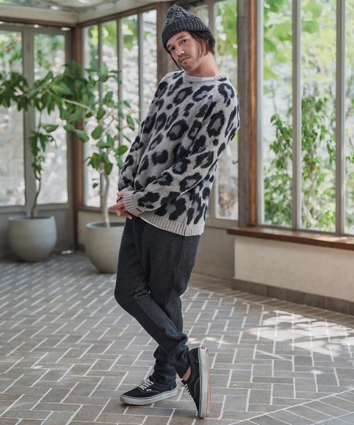 CAMBIO（カンビオ）の「mp14200-Big Waffle Knit saw Jodhpurs Pants ジョッパーズパンツ(A57225cmb)（その他パンツ・メンズ・キナリ/チャコール/ブラック・S/M/L）」の14枚目の写真