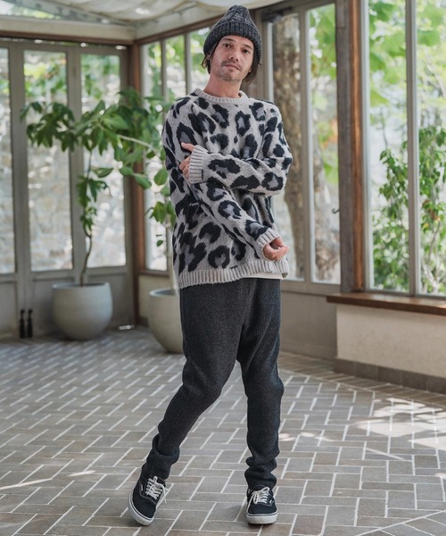 CAMBIO（カンビオ）の「mp14200-Big Waffle Knit saw Jodhpurs Pants ジョッパーズパンツ(A57225cmb)（その他パンツ・メンズ・キナリ/チャコール/ブラック・S/M/L）」の15枚目の写真