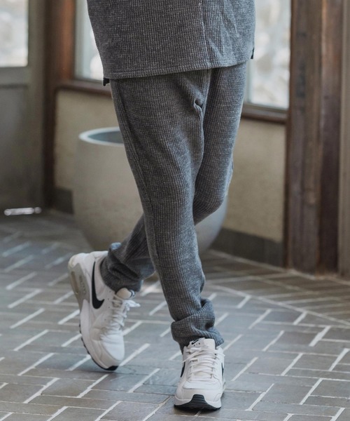 CAMBIO（カンビオ）の「mp14200-Big Waffle Knit saw Jodhpurs Pants ジョッパーズパンツ(A57225cmb)（その他パンツ・メンズ・キナリ/チャコール/ブラック・S/M/L）」の20枚目の写真