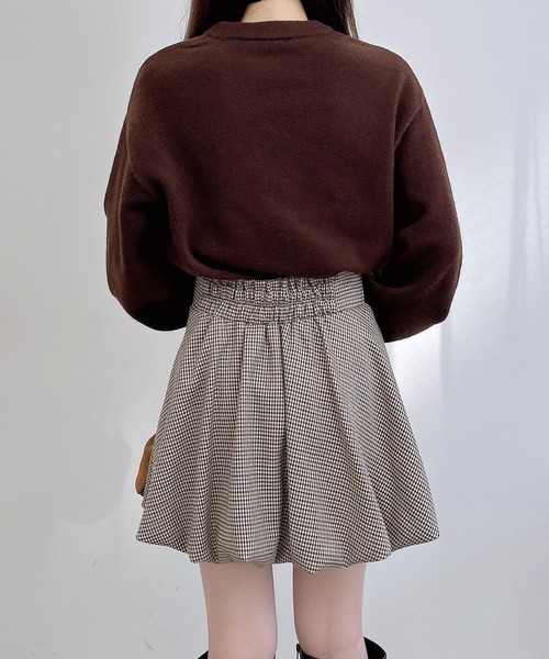 INGNI(イング)の「パールビジューロゴニット/A(ニット/セーター・レディース・グレー×ホワイト/ホワイト×ブラック/ブラウン系6/ワイン系2・M)」の20枚目の写真