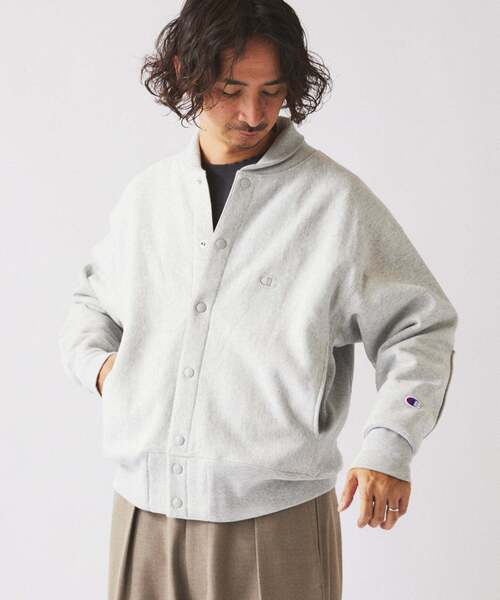 CHAMPION / チャンピオン 別注 R/W エルボーパッチ スナップ