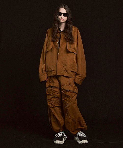 MAISON SPECIAL（メゾンスペシャル）の「《UNISEX》Prime-Over Multi Pocket Blouson/プライムオーバーマルチポケットブルゾン【MAISON SPECIAL/メゾンスペシャル】（ブルゾン・メンズ・ネイビー/キャメル/カーキ/グレイッシュベージュ・1/2）」の5枚目の写真